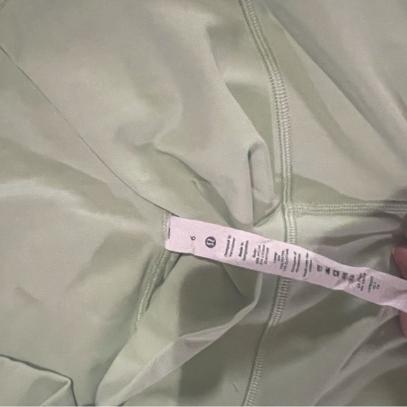 Lululemon Wunder Under Crop Leggings. 25”. Worn 3x. Mint green. Smoke/pet free - Picture 3 of 6